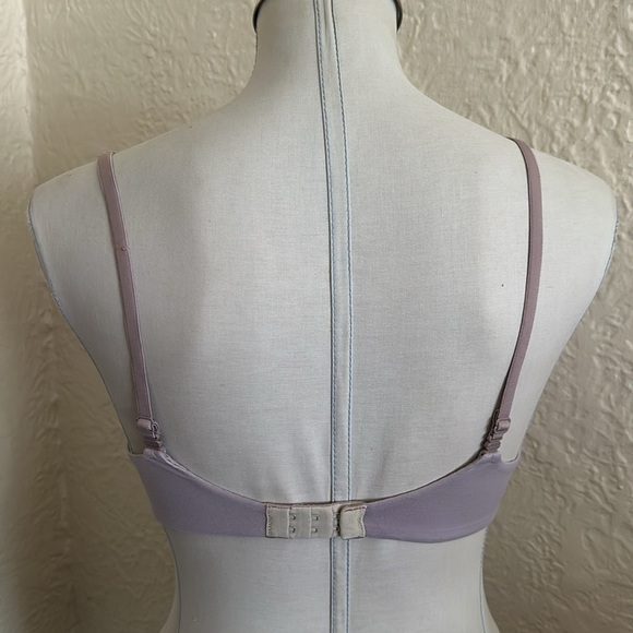 Victoria’s Secret Body Push Up Bra Pastel Leopard Lace 34B Bow Heart Logo Charm - Picture 5 of 8